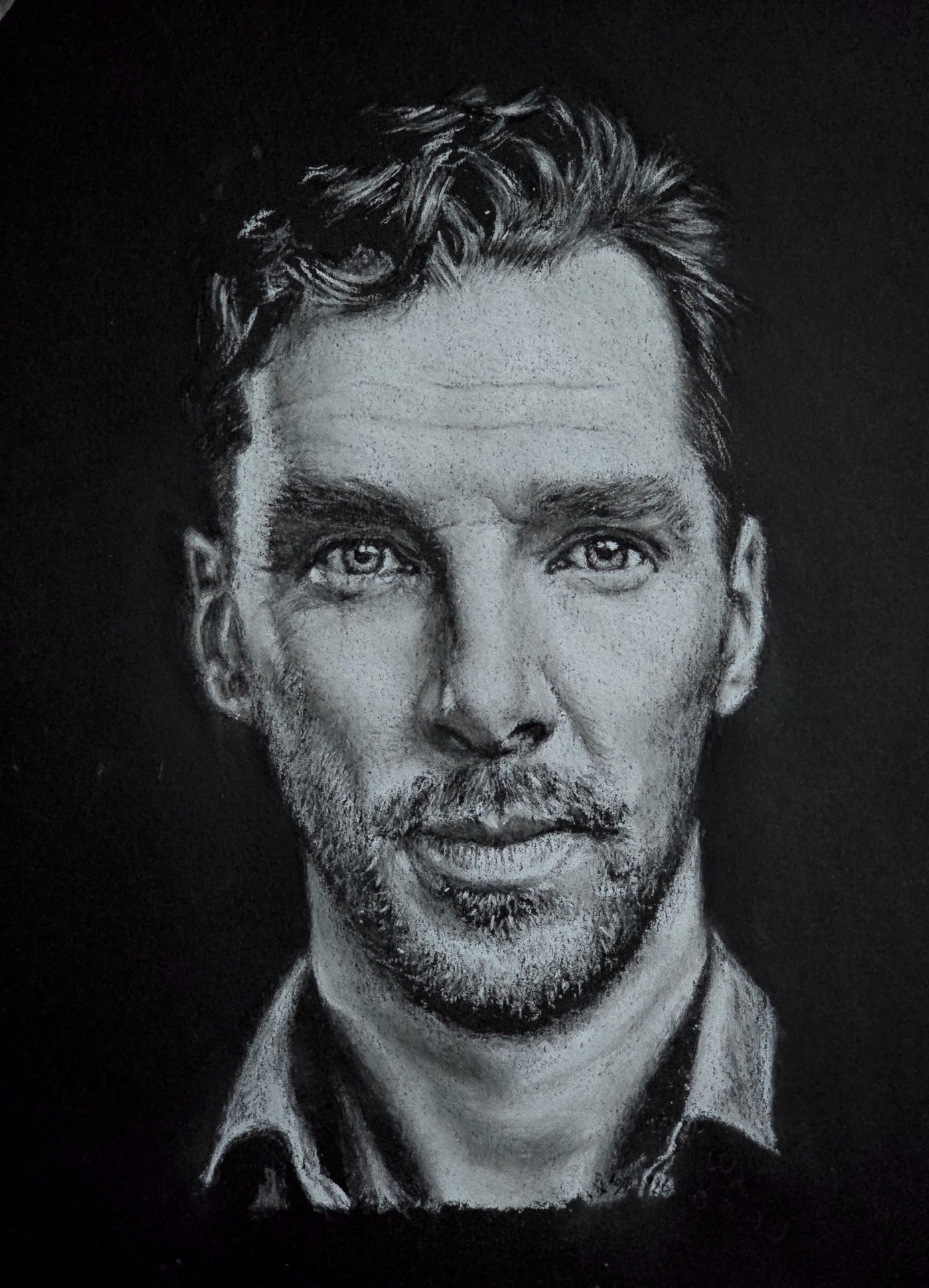 Benedict Cumberbatch - Pastelportret door Massin Art