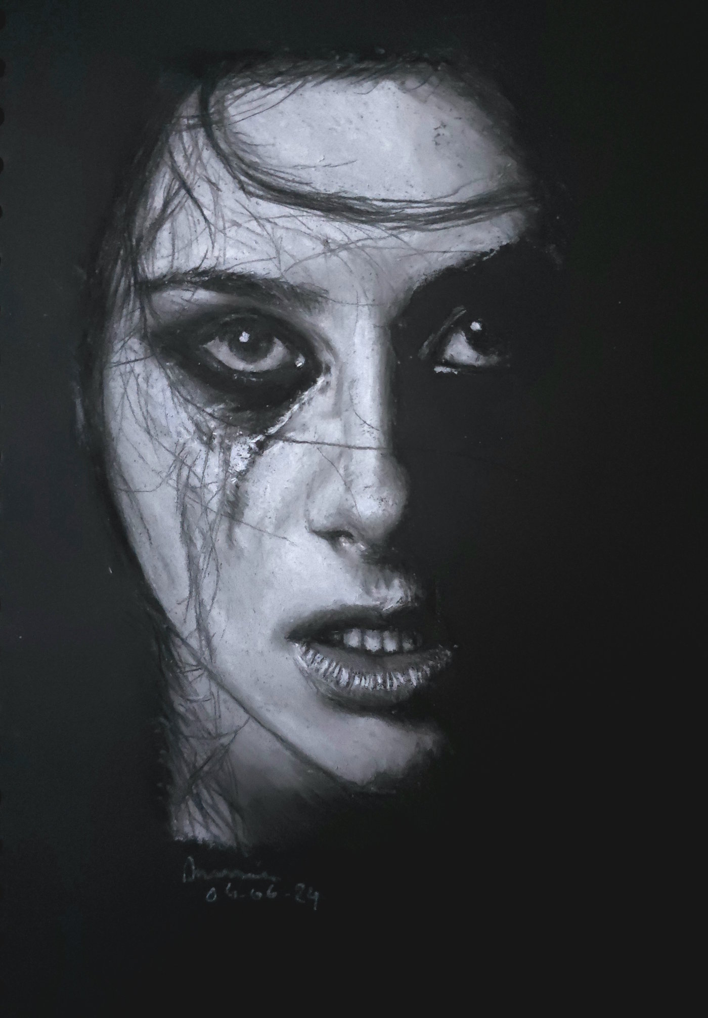 Experience LXIII - Pastelportret door Massin Art