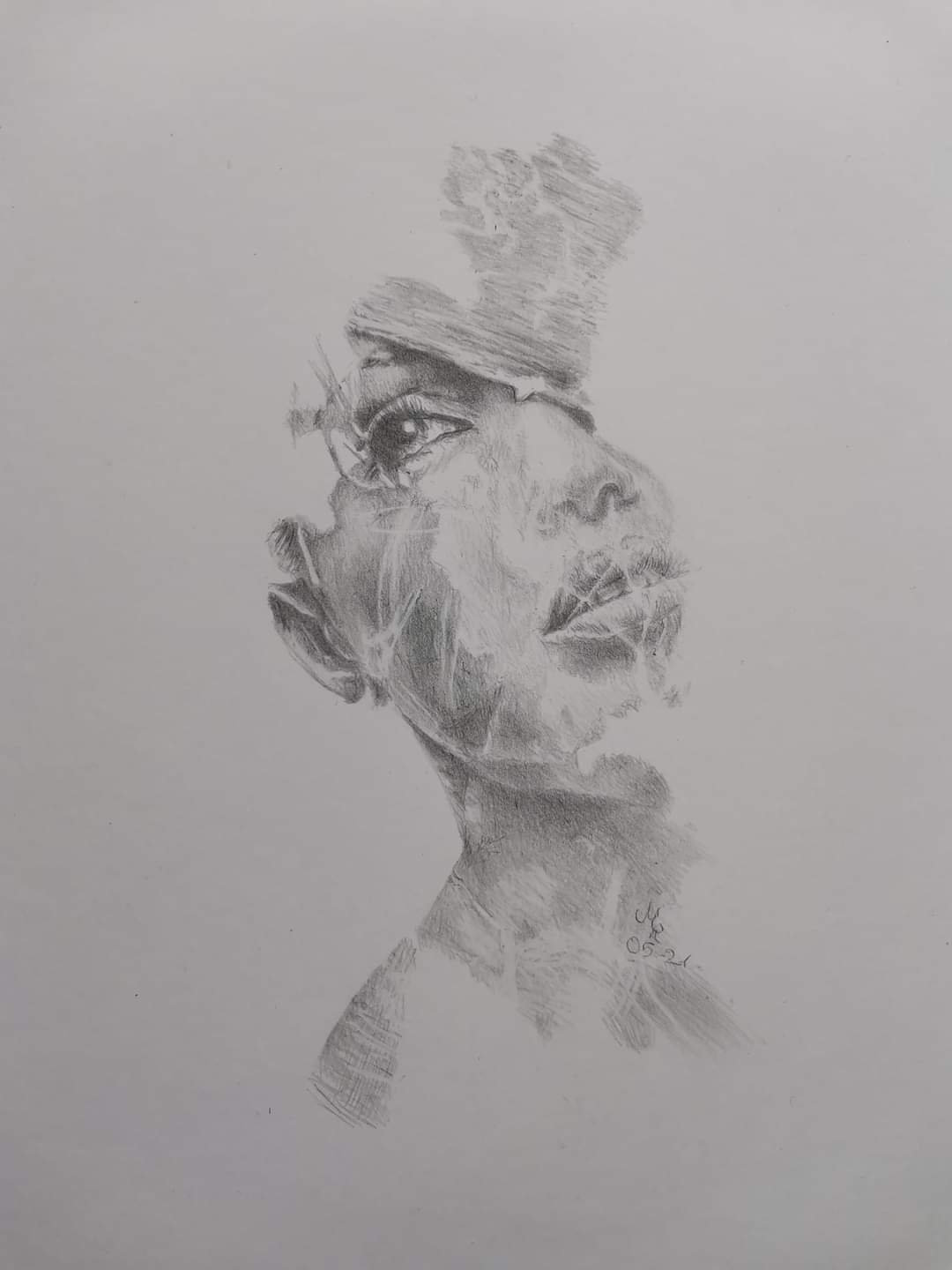 Grafiet I - Vulpotloodtekening door Massin Art