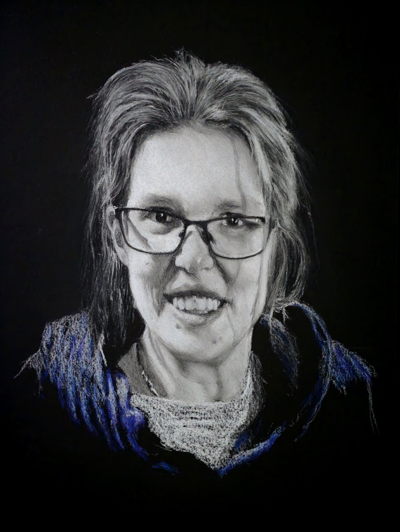 Ichelle Hanouwer - Pastelportret door Massin Art
